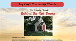Desktop Screenshot of logcabinchurch.com