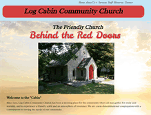 Tablet Screenshot of logcabinchurch.com
